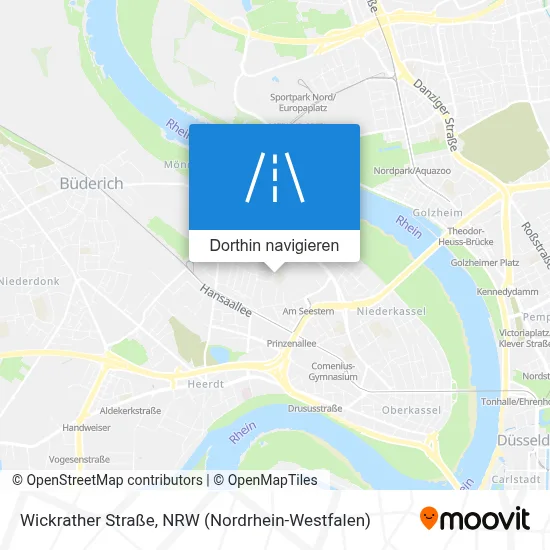 Wickrather Straße Karte