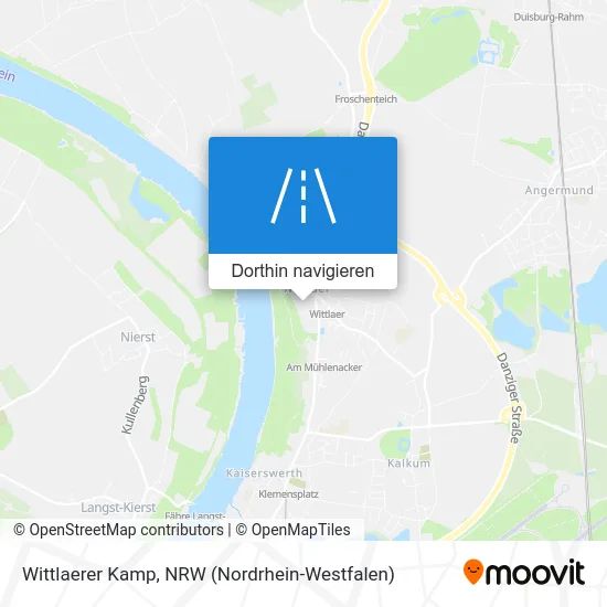 Wittlaerer Kamp Karte