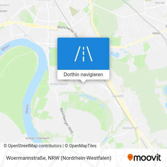 Woermannstraße Karte