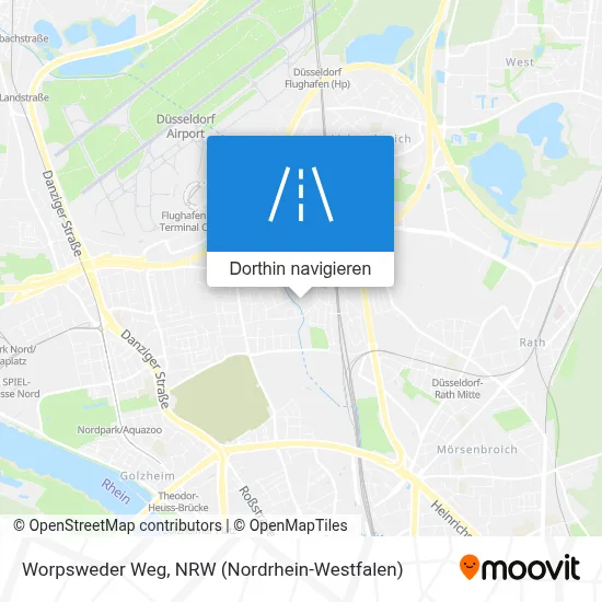 Worpsweder Weg Karte