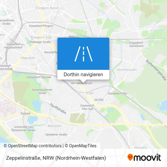 Zeppelinstraße Karte