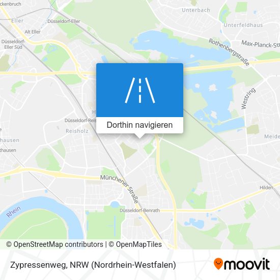 Zypressenweg Karte