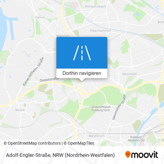 Adolf-Engler-Straße Karte