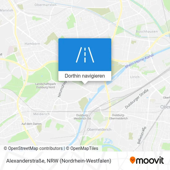 Alexanderstraße Karte