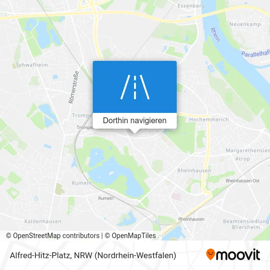 Alfred-Hitz-Platz Karte