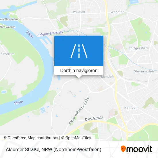 Alsumer Straße Karte