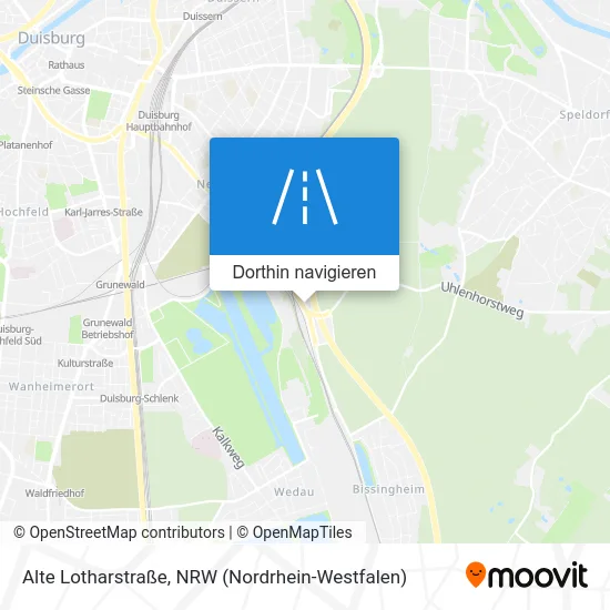 Alte Lotharstraße Karte