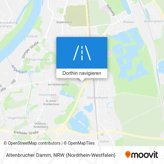 Altenbrucher Damm Karte