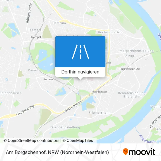 Am Borgschenhof Karte