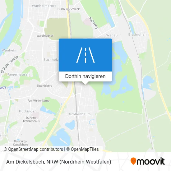 Am Dickelsbach Karte