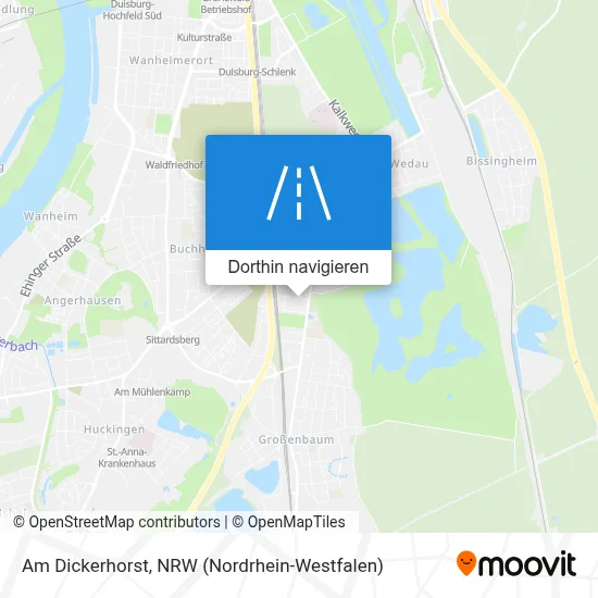 Am Dickerhorst Karte