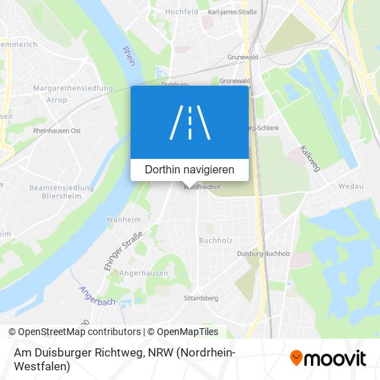 Am Duisburger Richtweg Karte