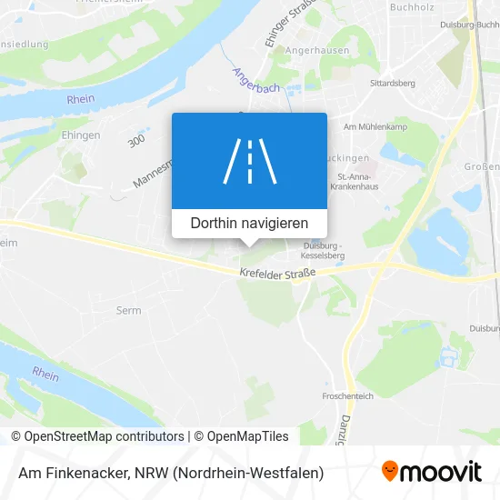 Am Finkenacker Karte