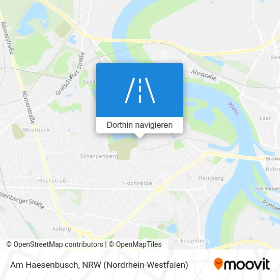 Am Haesenbusch Karte