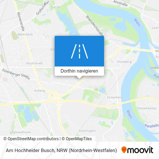 Am Hochheider Busch Karte