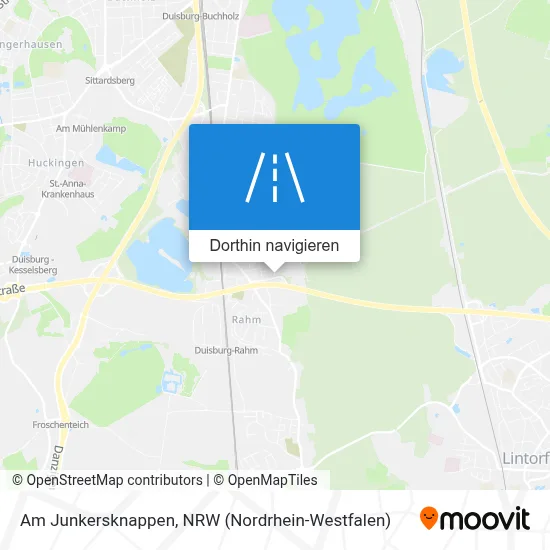 Am Junkersknappen Karte