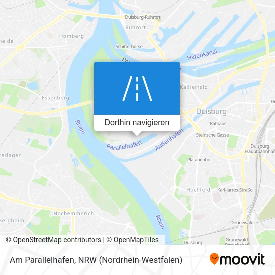 Am Parallelhafen Karte