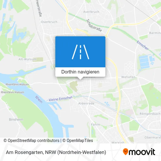 Am Rosengarten Karte