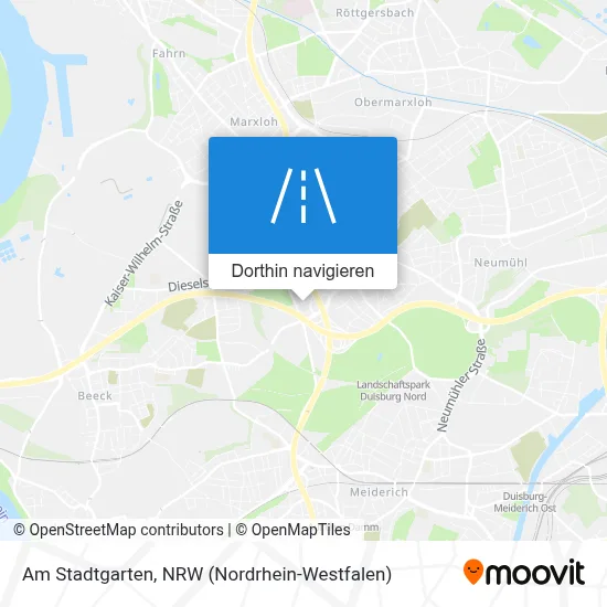 Am Stadtgarten Karte