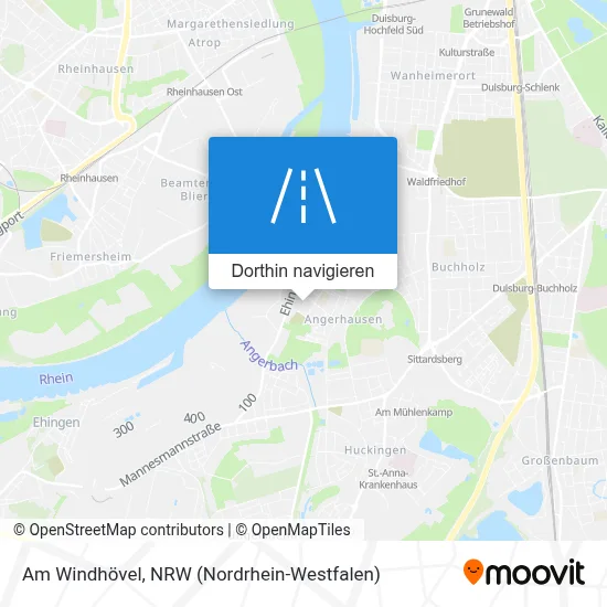 Am Windhövel Karte