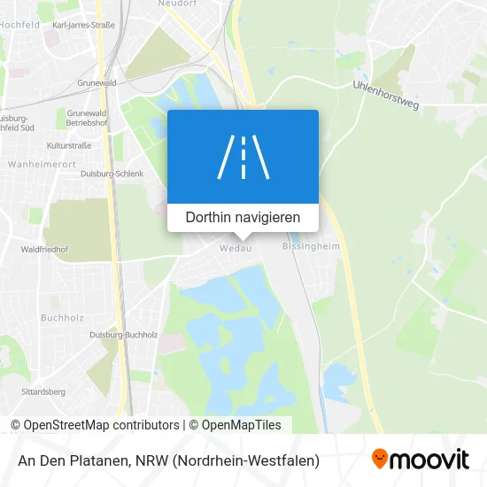 An Den Platanen Karte