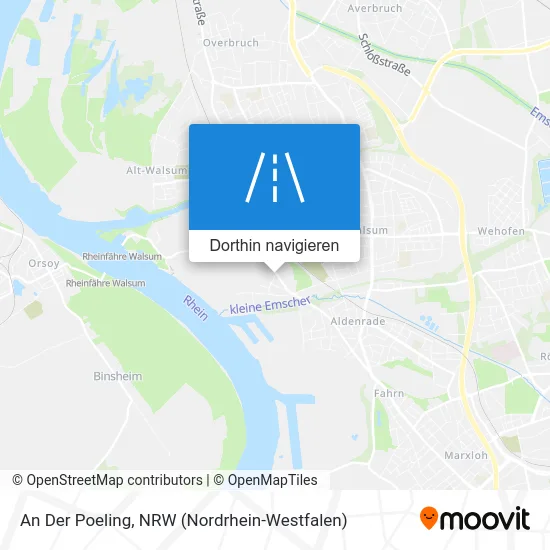 An Der Poeling Karte