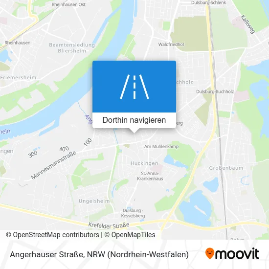 Angerhauser Straße Karte