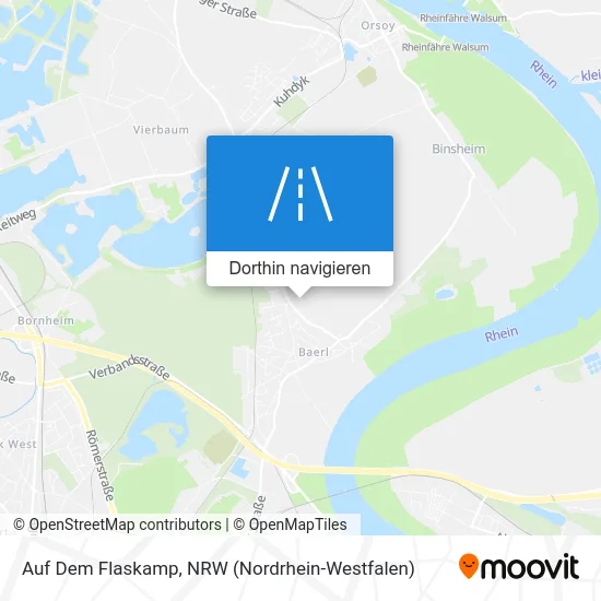 Auf Dem Flaskamp Karte