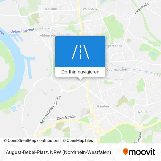 August-Bebel-Platz Karte