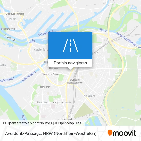 Averdunk-Passage Karte