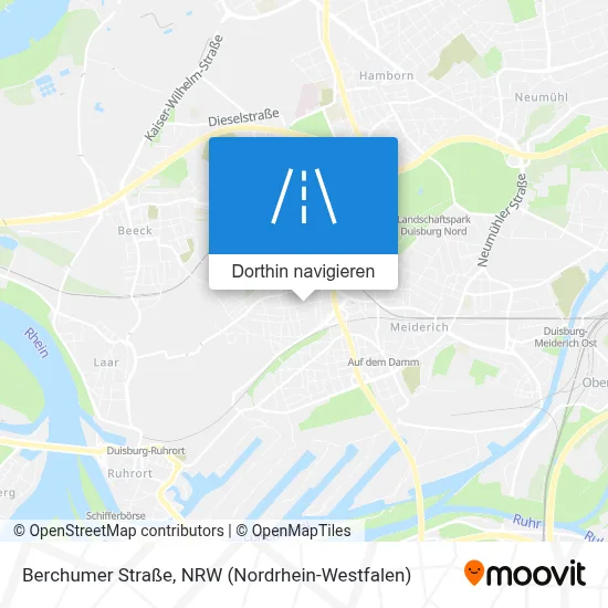 Berchumer Straße Karte