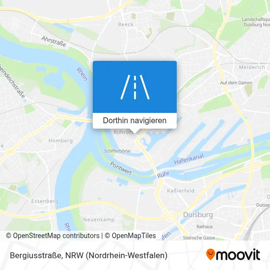 Bergiusstraße Karte