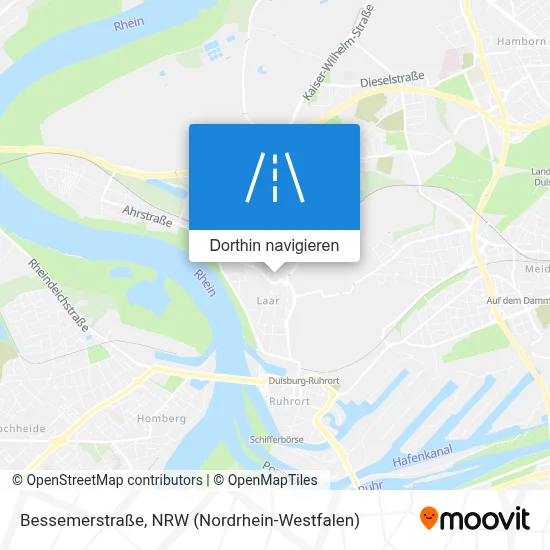 Bessemerstraße Karte