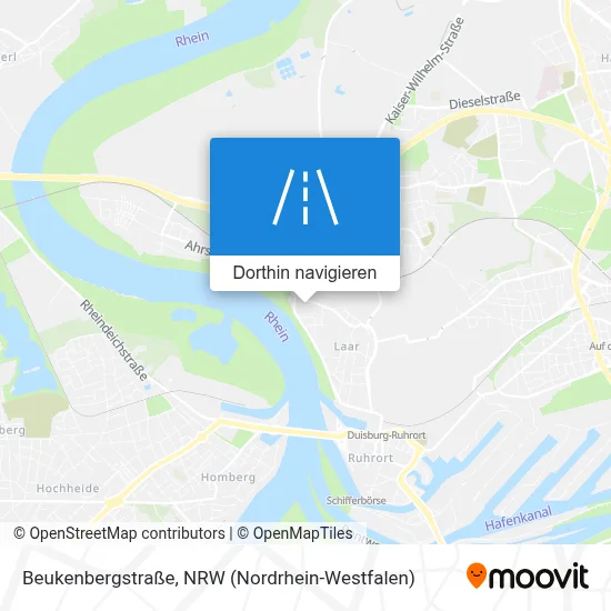 Beukenbergstraße Karte