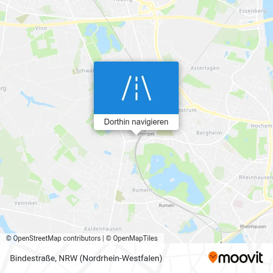 Bindestraße Karte
