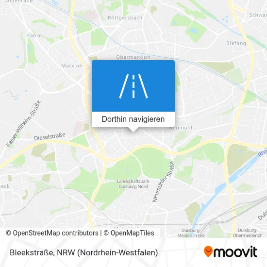 Bleekstraße Karte