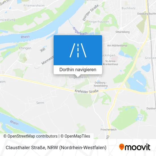 Clausthaler Straße Karte