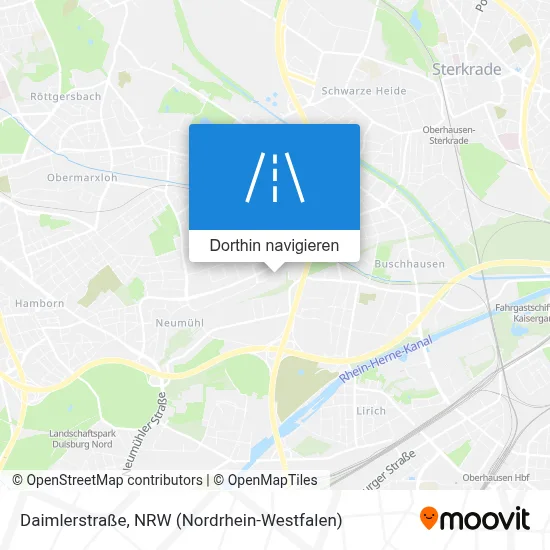 Daimlerstraße Karte