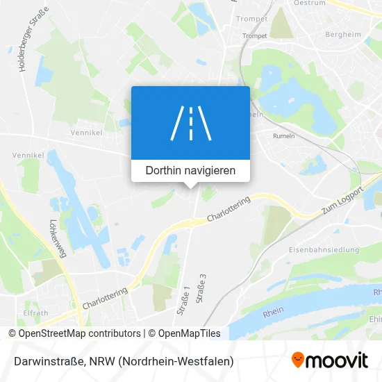 Darwinstraße Karte