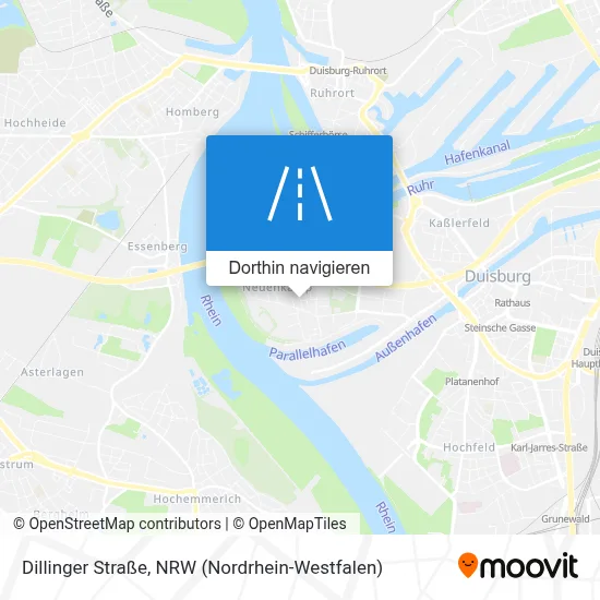 Dillinger Straße Karte