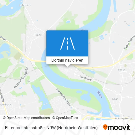 Ehrenbreitsteinstraße Karte