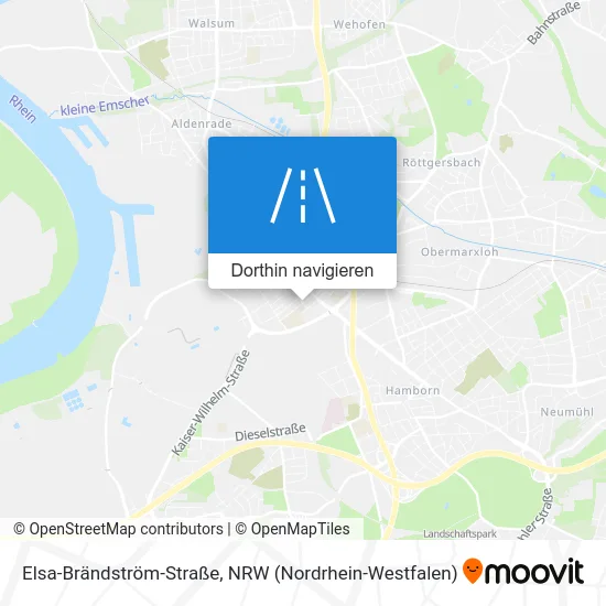 Elsa-Brändström-Straße Karte