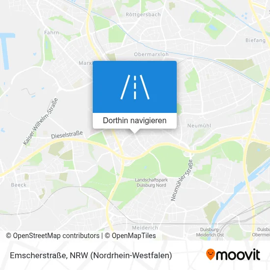 Emscherstraße Karte