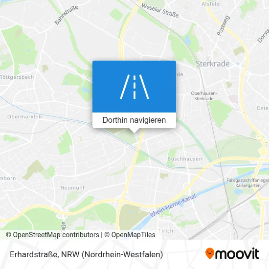 Erhardstraße Karte