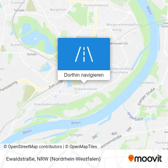 Ewaldstraße Karte