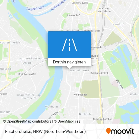 Fischerstraße Karte