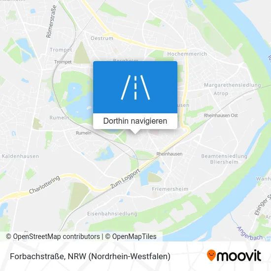 Forbachstraße Karte