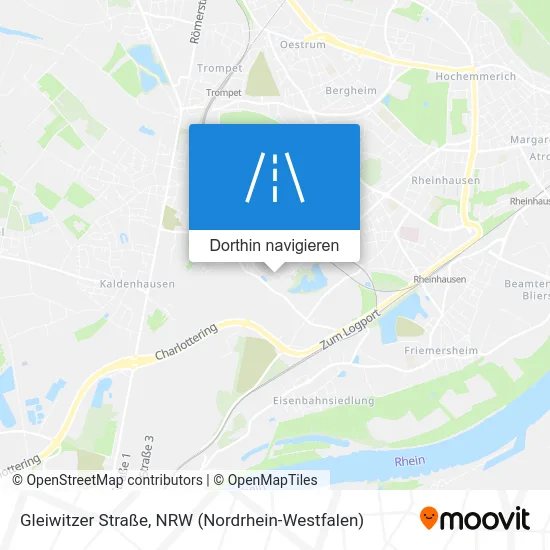 Gleiwitzer Straße Karte