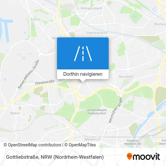 Gottliebstraße Karte