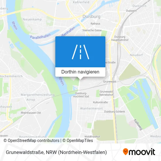 Grunewaldstraße Karte